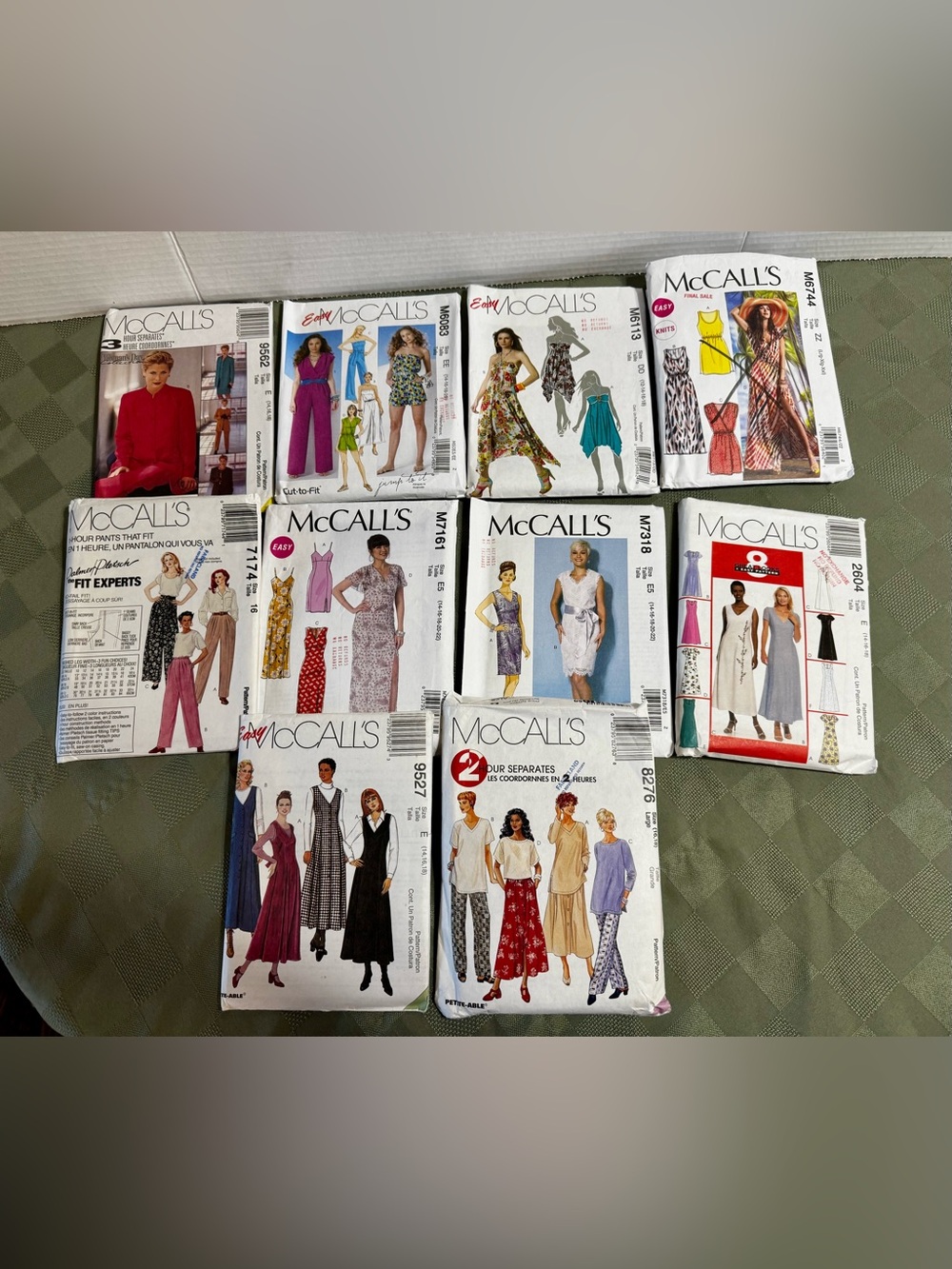 10 PLUS SIZE McCall’s Patterns Various Styles Summer Dresses Work Wear Casual